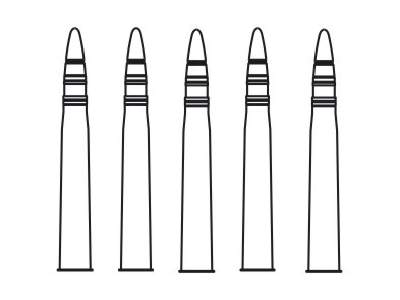 T-34/85 - Ammunition 85mm (5 pcs) - image 1