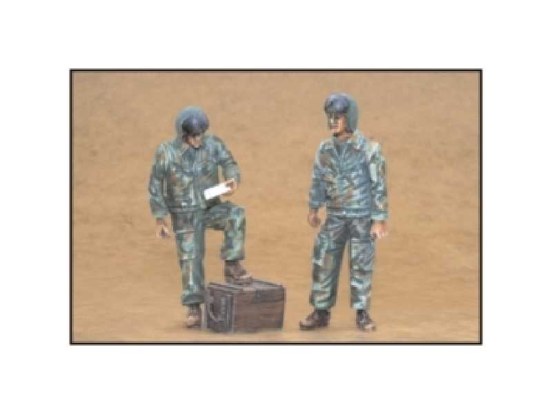 Russian modern Heli. pilots-standing (2 fig.) - image 1