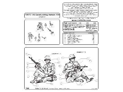 US Cavalry sitting Vietnam 2 figs. - image 2