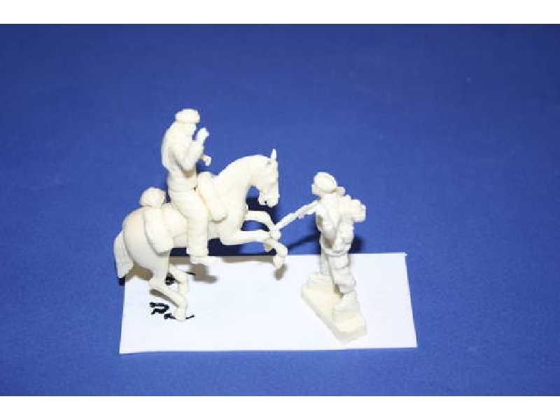 Mounted Afghan Warrior + US Special Soldier (2 fig + horse) - image 1