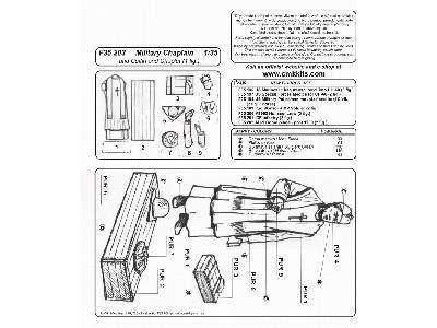 Military Chaplain + Coffin & Chaplet 1/32 (1 fig) - image 2