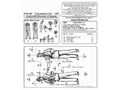 Schnellboot Crew - Guard with Binoculars 1/35 (2 fig.) - image 2