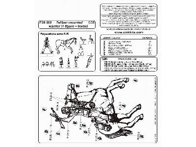 Taliban mounted warrior 1/35 (1 figure + horse) - image 2