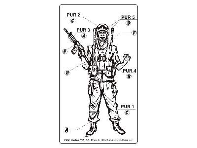 Israeli soldier with mine thrower ammo, Lebanon 2006 (1 pc) 1/35 - image 3