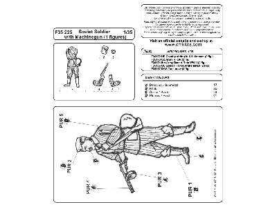 Soviet Soldier with Machinegun 1/35 (1 fig.) - image 2