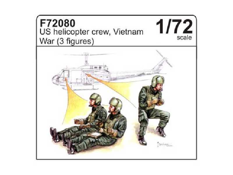 U.S. helicopter crew, Vietnam War (3 fig.) - image 1