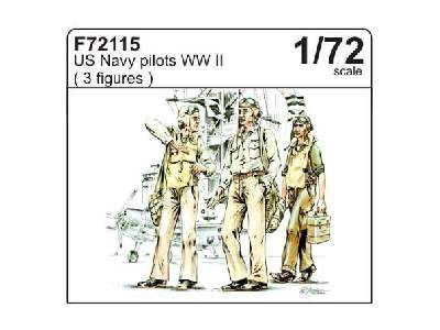 US Navy pilots WW II (3 fig.) - image 1