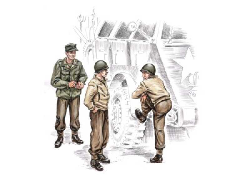 US truck crew WW II (3 fig.) - image 1