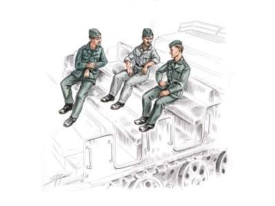 German soldiers for FAMO (3 fig.) - image 1