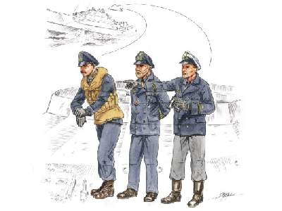 Bridge crew for Schnellboat S-100 (guard with bino - image 1