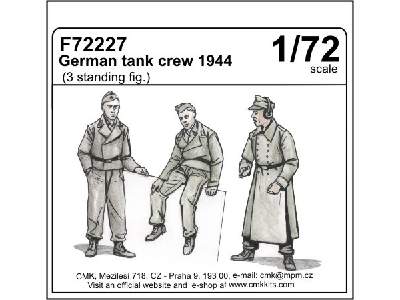 German tank crew 1944 (3 standing figures)1/72 - image 1