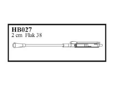 2cm Flak 38 with gun. Gun for Flak 38 - image 1