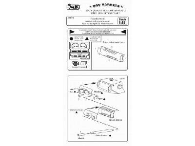 Flamethrower (with spaced armour) mantlet.Gun for Pz.kpfw. III - image 1