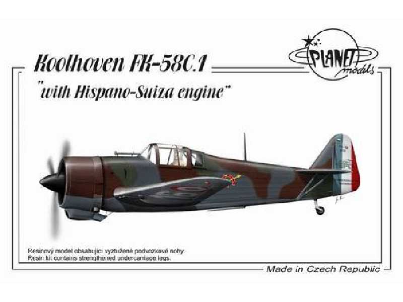 Koolhoven FK 58 with Hispano Suiza Engine - image 1 Koolhoven FK 58 with Hispano Suiza Engine - image 1