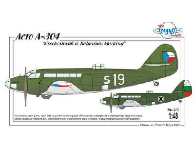 Aero A-304 Czechoslovakian & Bulgarian Marking - image 1
