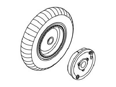 Bf 109E  wheels for 1/32 Hasegawa/ Eduard kit - image 1