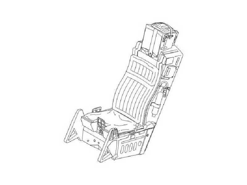 F-16C Ejection seat (ACES II)  for Tamiya / Academy kit - image 1