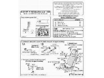 F-16C Ejection seat (ACES II)  for Tamiya / Academy kit - image 2