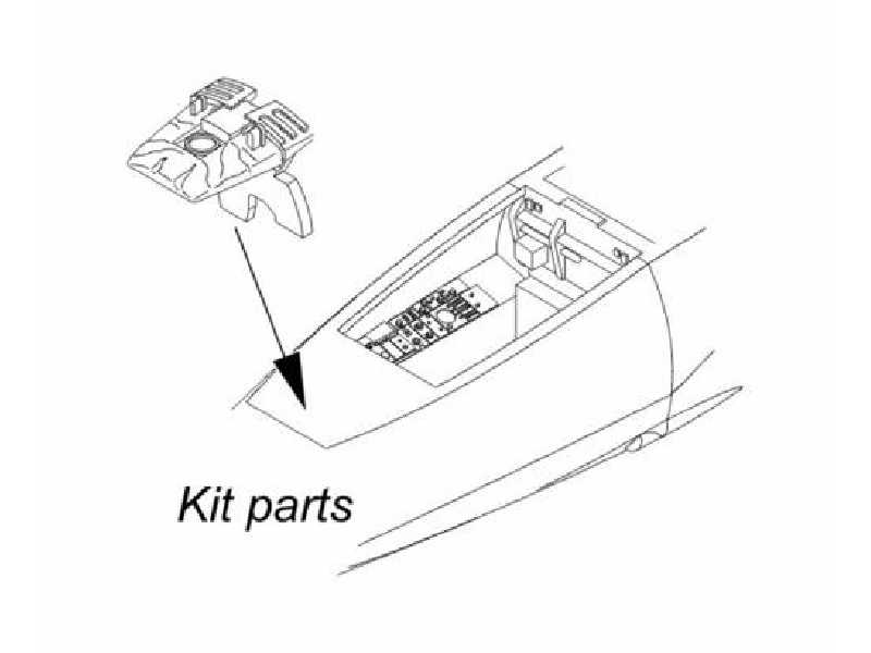 F-104G Instrument panel 1/32 for Hasegawa kit - image 1