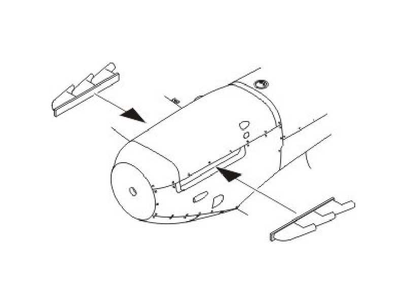 Spitfire Mk.I/early Mk.V exhaust stubs - for Tamiya kit - image 1