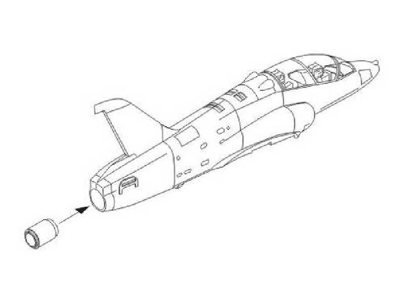 Hawk T.Mk.I - Exhaust nozzle for Airfix / Italeri kit - image 1