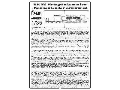 BR 52 Kriegslokomotive-Wannentender armoured - image 2