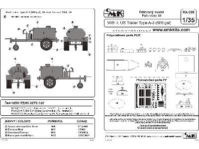 WW 2 US Fuel Trailer Type A-3 (600 gal.) - image 2