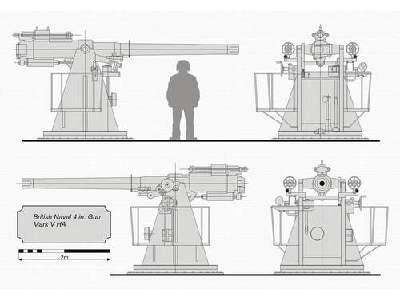 British Naval 4 in. HA cannon until 1942 - image 1