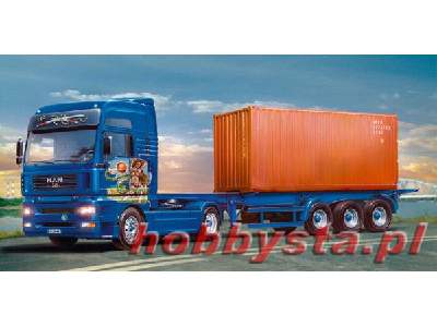 Truck MAN TGA with Container Trailer - image 1