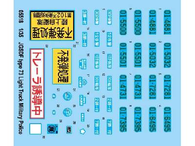 JGSDF Mitsubishi type 73 Light Truck (Police) - image 4