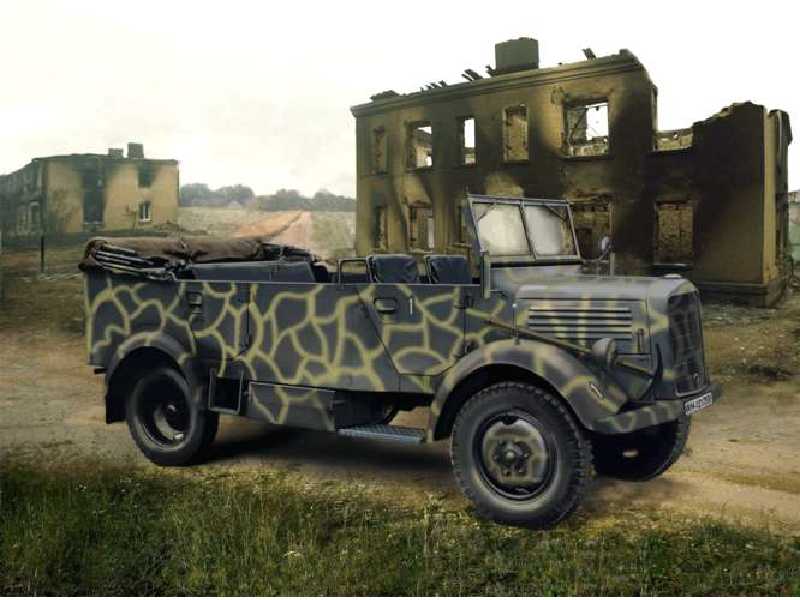 Mercedes L1500A (Kfz.70), WWII German Personnel Car - image 1