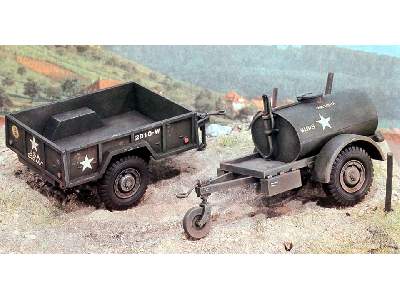 Przyczepki 250 gal.s Tank Trailer - M101 Cargo Trailer - image 1