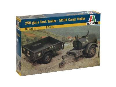 Przyczepki 250 gal.s Tank Trailer - M101 Cargo Trailer - image 2