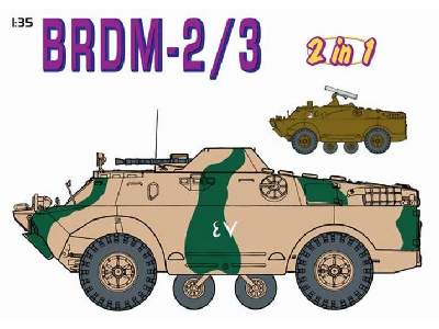 BRDM-2/3 (2 in 1) + Soviet Tank Crew - image 3