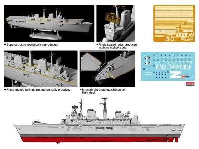 H.M.S. Invincible Light Aircraft Carrier - Falklands War - image 2