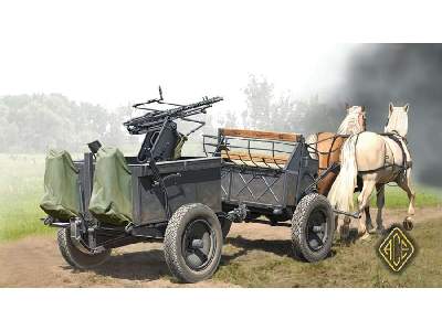 If. 5 horse drawn wagon (Type 36) with Zwillingslafette 36 - image 1
