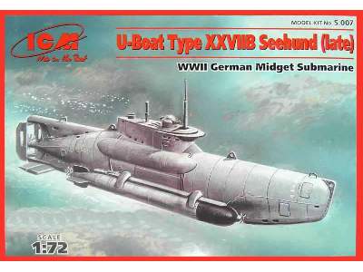 U-boat Seehund Type XXVIIB miniaturowa łódĽ podwodna póĽna - image 1