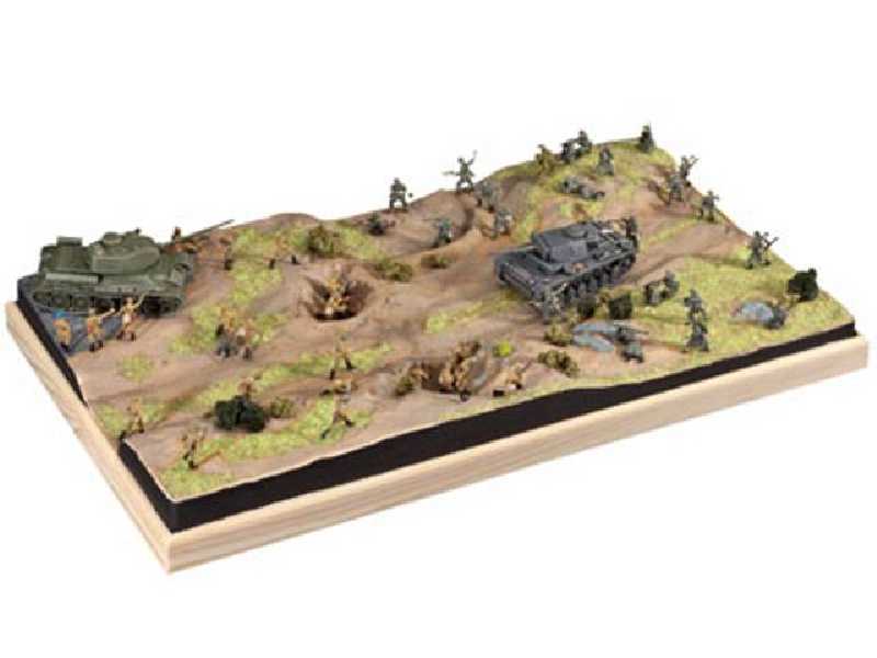 Stalingrad Battle Pzkpfw. III & T-34 & Figures - image 1 Stalingrad Battle Pzkpfw. III & T-34 & Figures - image 1