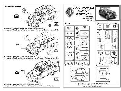 1937 Olympia Staff Car - Cabriolet - image 2