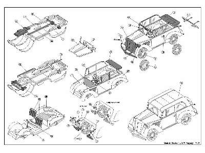 1937 Olympia Staff Car - Cabriolet - image 3