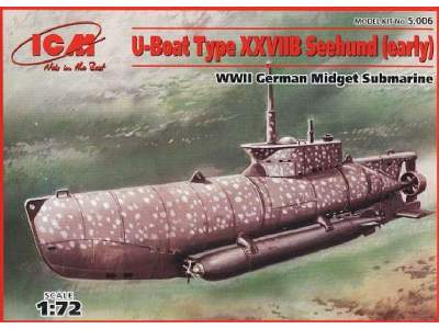 U-boot type XXVIIB Zeehund (early) WWII German Midget - image 1