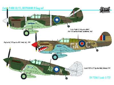 Curtiss P-40K-10-15 Kittyhawk III long tail - image 2