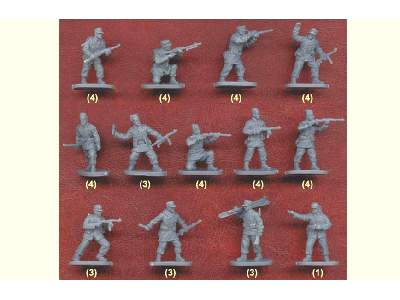 Gebirgsjager & Hanschar Caesar Miniatures 1/72 WWII German Mountain Troops # 0 