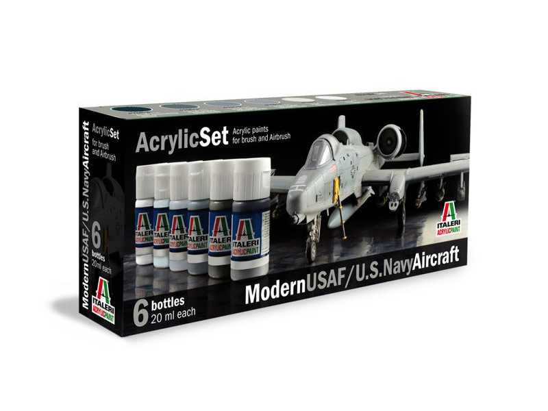 Modern USAF/U.S. Navy Aircraft - paint set - 6 pcs. - image 1