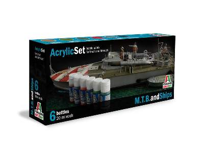 M.T.B. and Ships - paint set - 6 pcs. - image 1