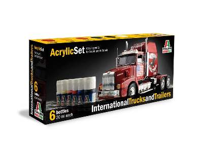 International Trucks and Trailers - paint set - 6 pcs. - image 1