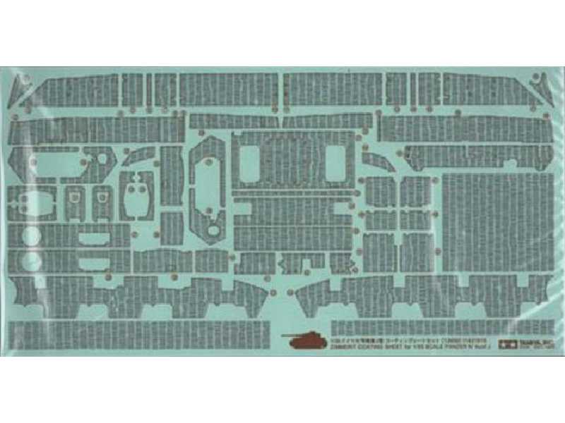 Zimmerit Coating Sheet - Panzer IV Ausf.J - image 1