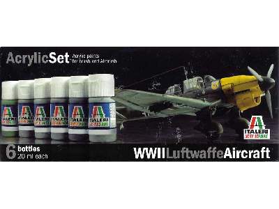 WWII Luftwaffe Aircraft - paint set - 6 pcs. - image 1