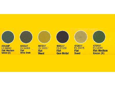 WWII Military Allied Army - paint set - 6 pcs. - image 2