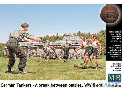 German Tankers - A break between battles, WW II era - image 1